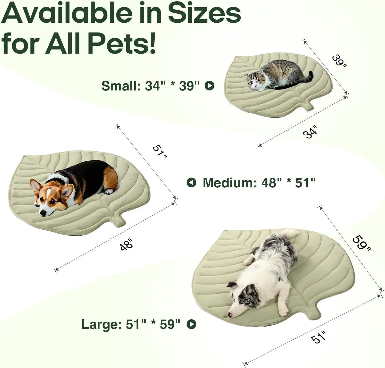 Green Leaf Cooling Pet Mat™