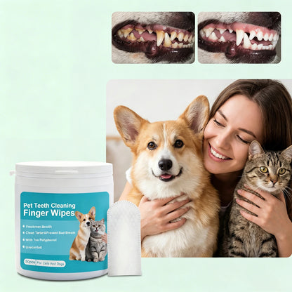 NorasPet Dental Finger Wipes™