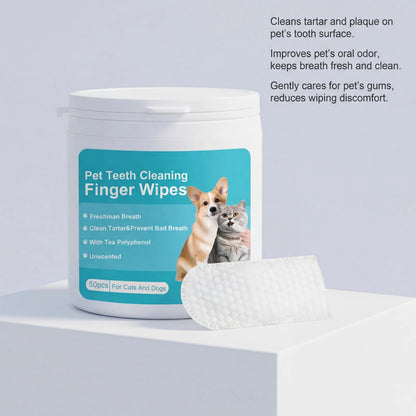 NorasPet Dental Finger Wipes™